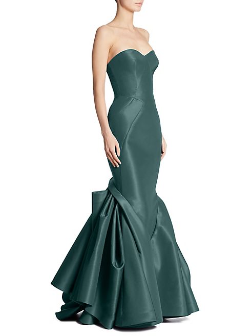 Zac Posen - Strapless Silk Gown