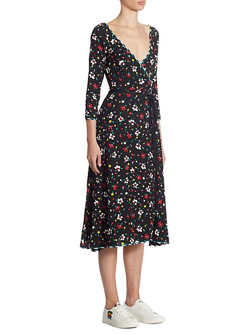 Marc Jacobs - Floral-Print Silk Dress