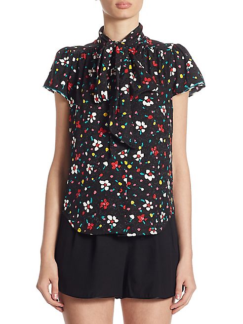 Marc Jacobs - Silk Floral-Print Blouse