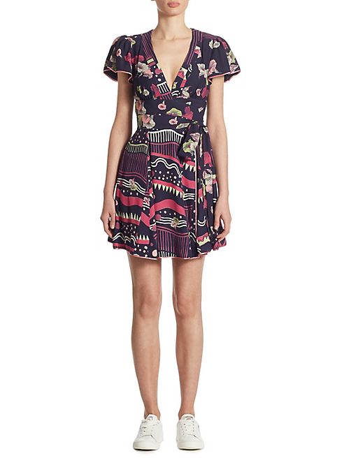 Marc Jacobs - Floral-Print Tie Dress