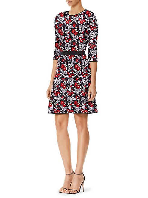 Carolina Herrera - Knit Floral Dress