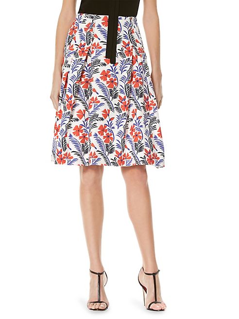 Carolina Herrera - Floral Printed Skirt