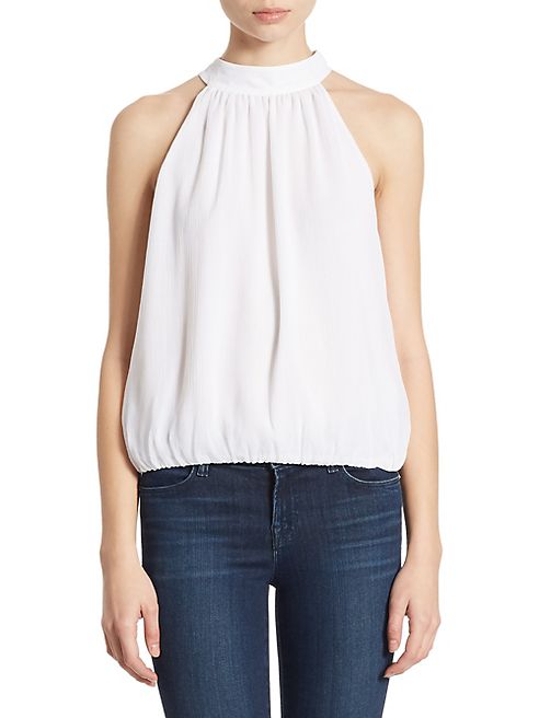 Alice + Olivia - Maris Gathered Halter Top