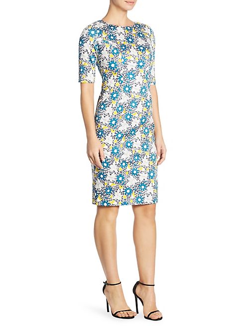 Carolina Herrera - Daisy Printed Sheath Dress