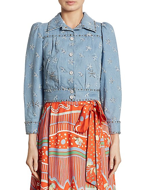 Marc Jacobs - Embroidered Denim Jacket