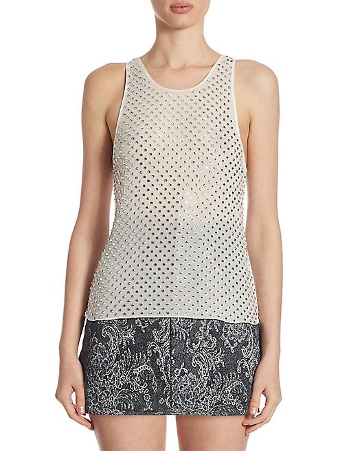 Marc Jacobs - Silk Embellished Tank