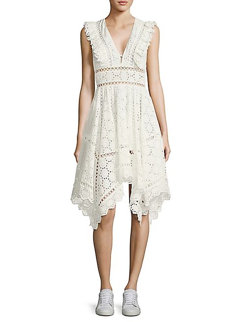 Zimmermann - Divinity Wheel Day Eyelet Dress