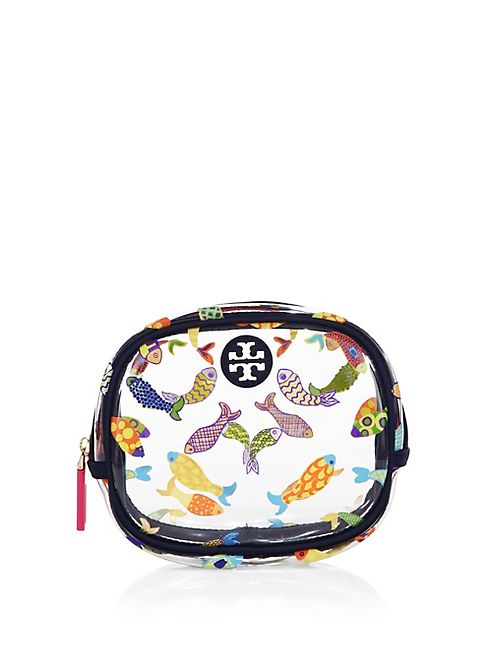 Tory Burch - Fish Round Cosmetic Case