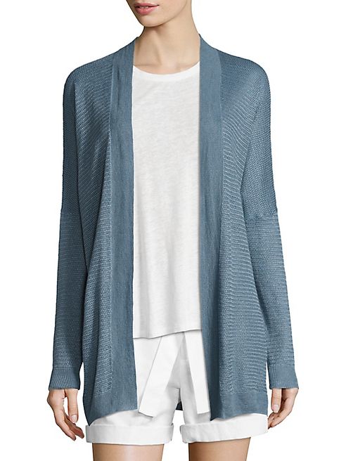 Polo Ralph Lauren - Linen-Blend Open-Front Cardigan