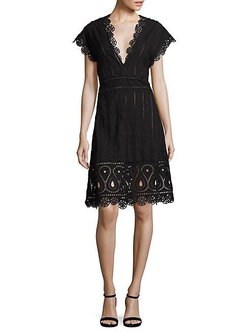 Opening Ceremony - Broderie Anglaise Cotton Dress