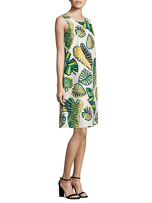 Lafayette 148 New York - Palmer Palm-Print Shift Dress