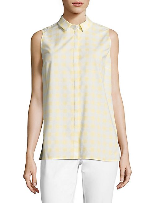 Lafayette 148 New York - Justin Gingham Blouse