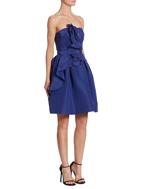 Carolina Herrera - Silk Ruffle Dress