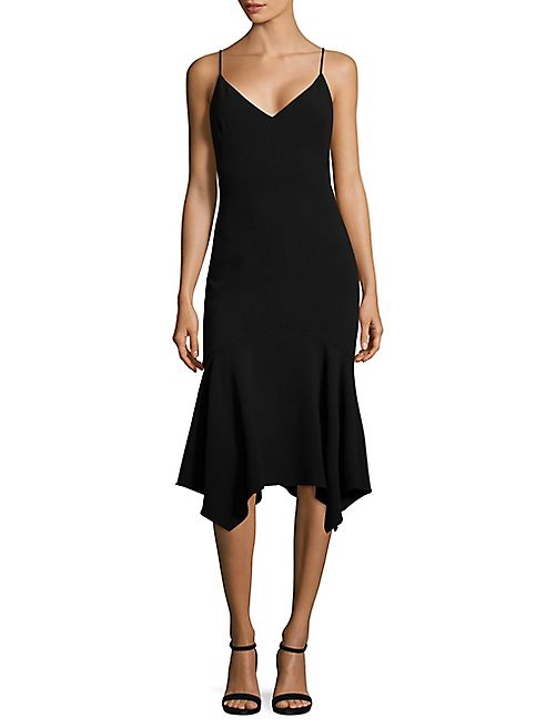 Black Halo - Malik Handkerchief Hem Dress