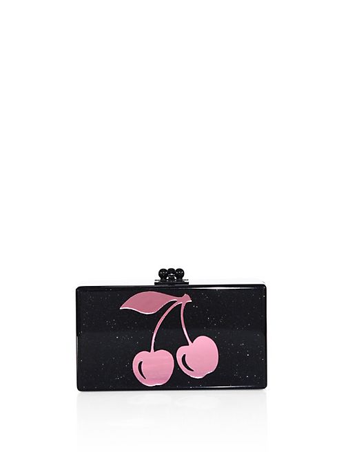 Edie Parker - Jean Cerise Box Clutch