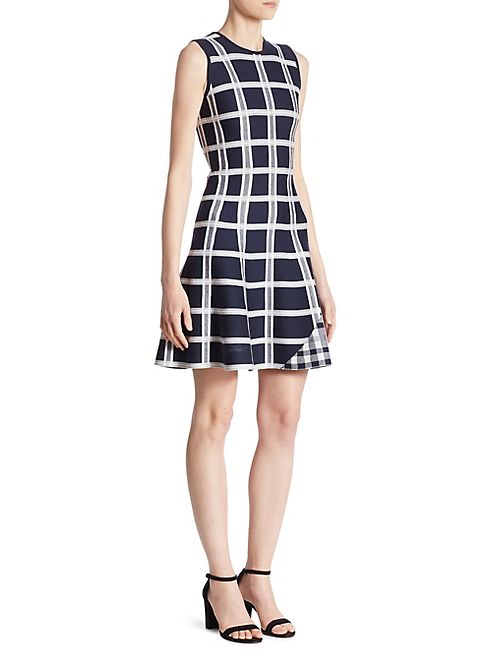 Victoria Beckham - Tartan Checked Mini Dress