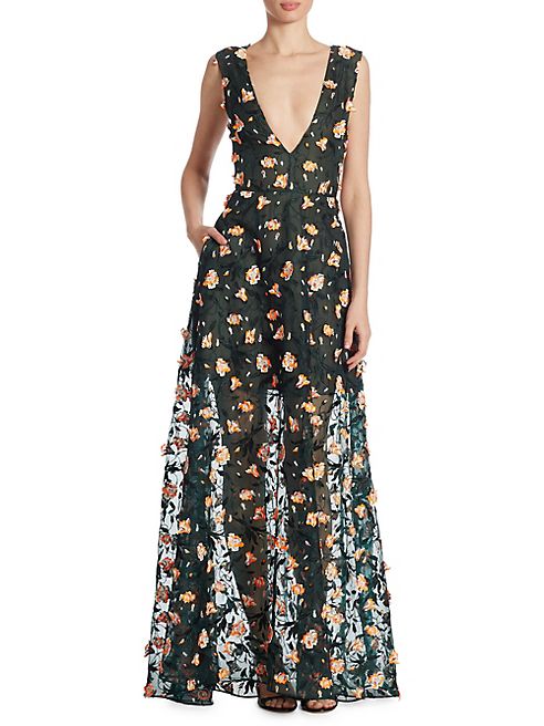 Jason Wu - Floral Embroidered Gown