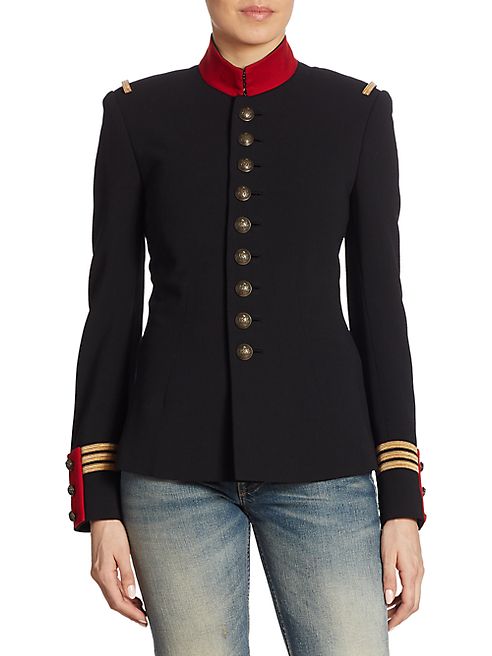 Ralph Lauren Collection - Iconic The Officer's Double-Faced Wool Jacket