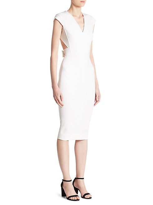 Victoria Beckham - Open Back Fitted Dress