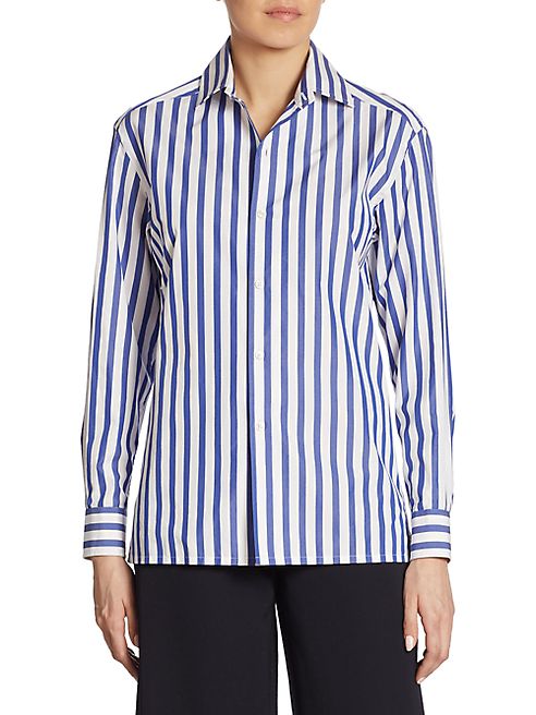 Ralph Lauren Collection - Iconic Capri Striped Cotton Shirt