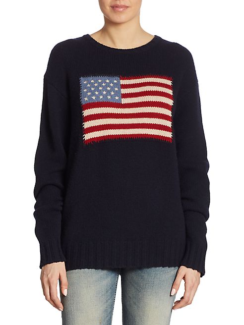 Ralph Lauren Collection - Iconic Flag Cashmere Sweater