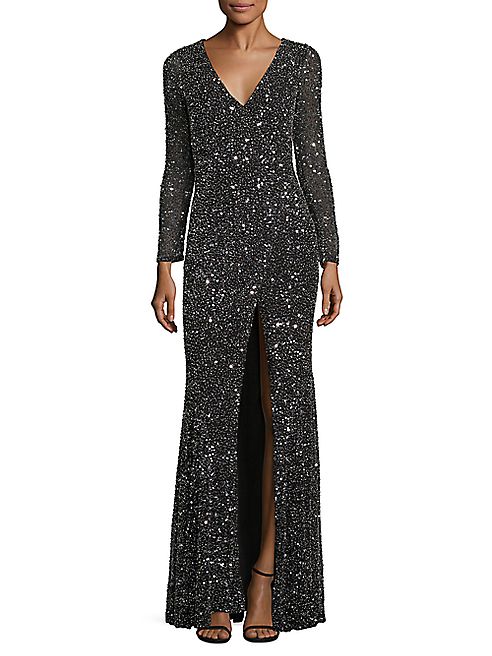 Rachel Gilbert - Paola Embellished Gown