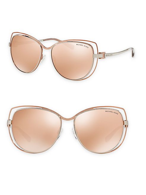 Michael Kors - Audrina I Mirrored Cat Eye Sunglasses