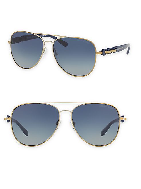 Michael Kors - 58MM Pandora Aviator Sunglasses