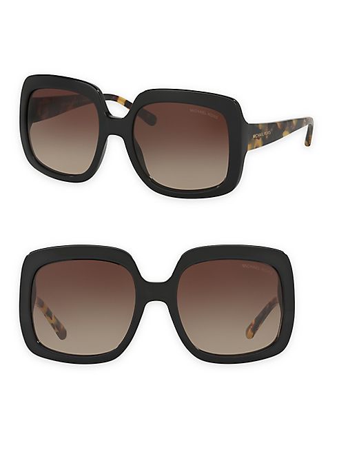 Michael Kors - 55MM Harbor Mist Butterfly Sunglasses