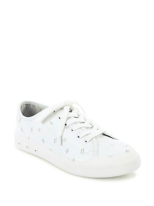 Rag & Bone - Embroidered Suede Sneakers