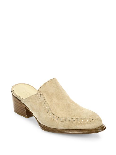 Rag & Bone - Weiss Suede Mules