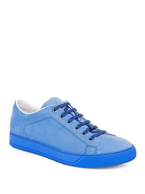 Lanvin - Suede Low Top Sneakers