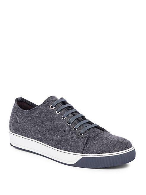 Lanvin - Low-Top Felt Sneakers