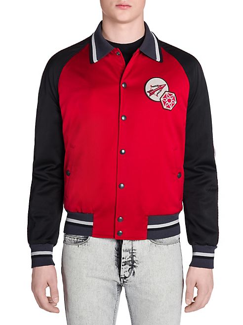 Lanvin - Lobster Colorblocked Satin Jacket