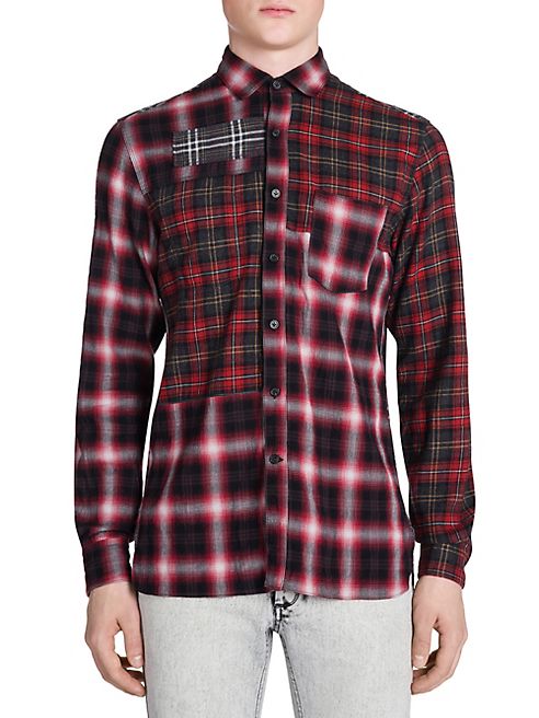 Lanvin - Cotton Plaid Print Shirt