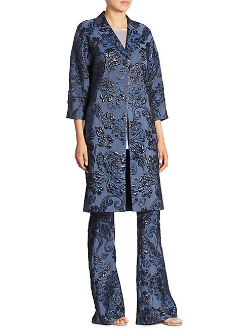 St. John - Floral Brocade Jacket