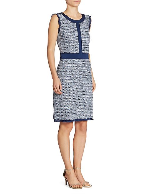 St. John - Tweed A-Line Dress