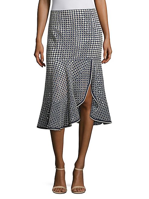 Nanette Lepore - Surfside Geometric Print Skirt