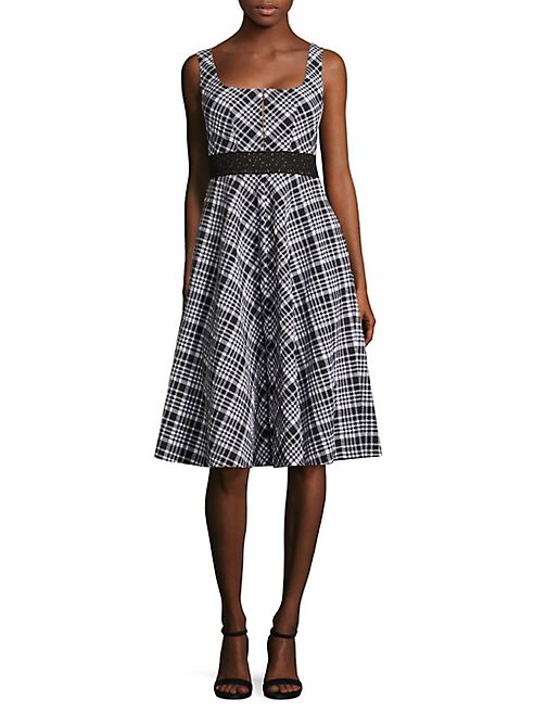 Nanette Lepore - Plaid Printed Vineyard Dress