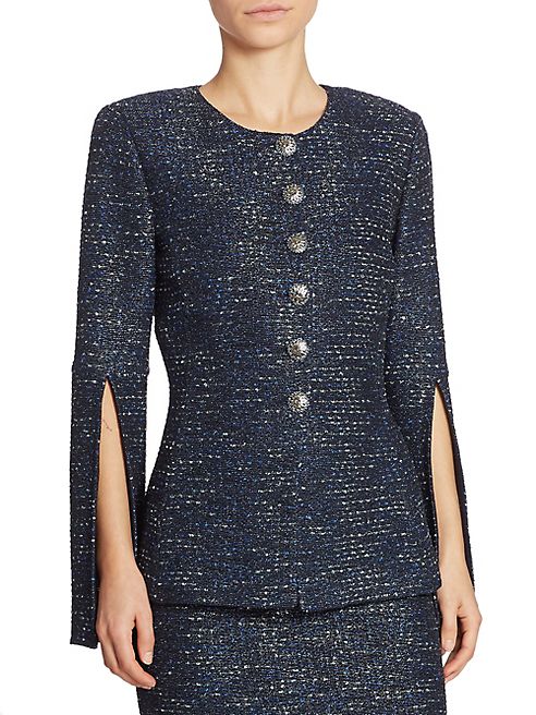 St. John - Sparkle Tweed Jacket