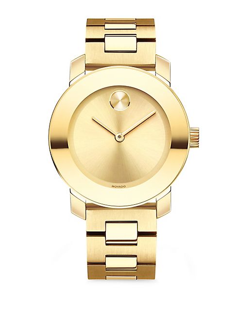 Movado - Bold Analog Stainless Steel Bracelet Watch