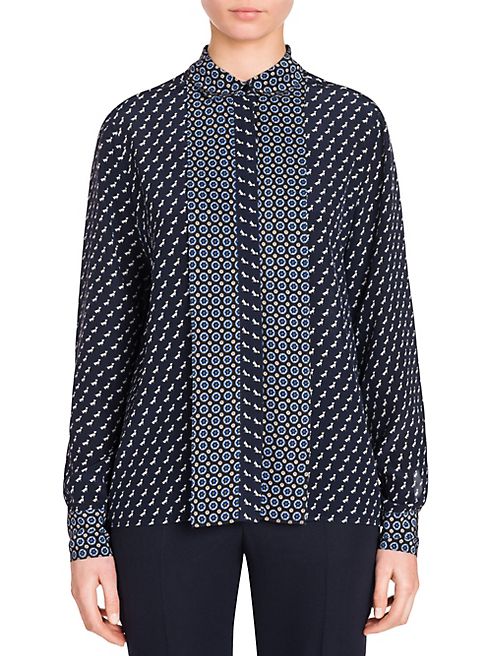 Stella McCartney - Angela Dog-Print Blouse