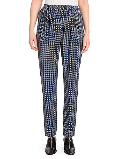 Stella McCartney - Silk Mosaic-Print Pants