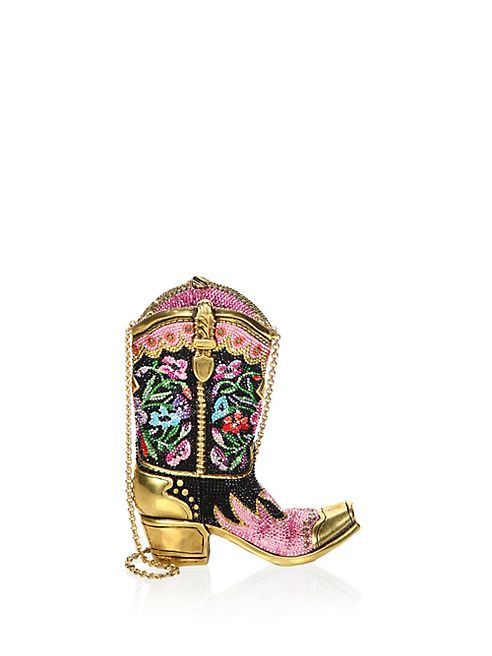 Judith Leiber - Cowboy Boot Shoulder Bag