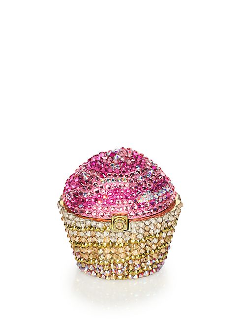 Judith Leiber - Crystal Cupcake Pillbox