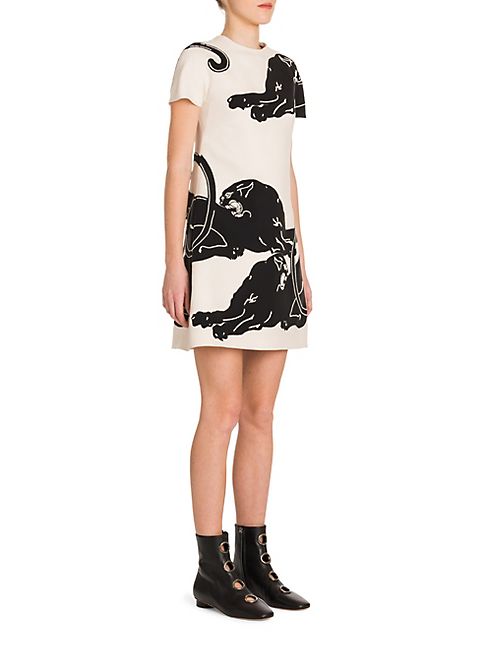 Valentino - Panther Emroidered Dress