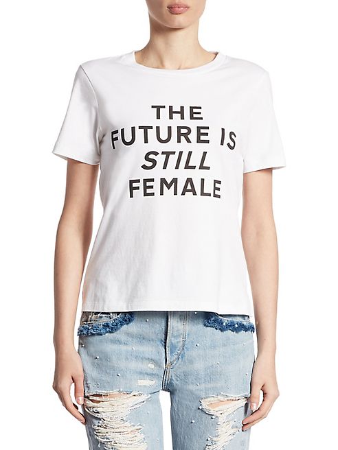 Jonathan Simkhai - The Future Is Still Female Pima Cotton Tee