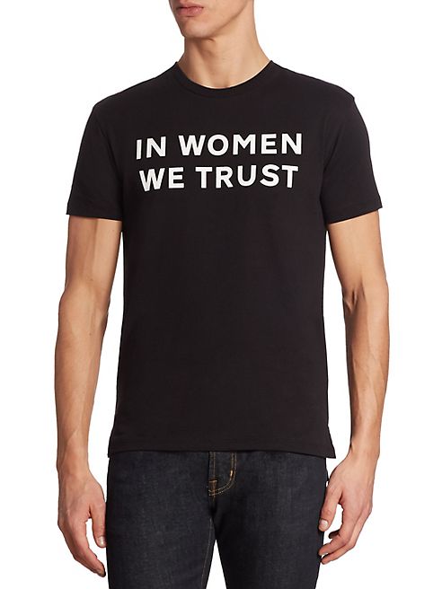 Jonathan Simkhai - In Women We Trust Pima Cotton Tee