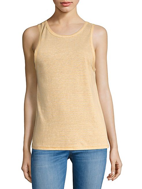 rag & bone/JEAN - Ryder Linen-Blend Tank Top