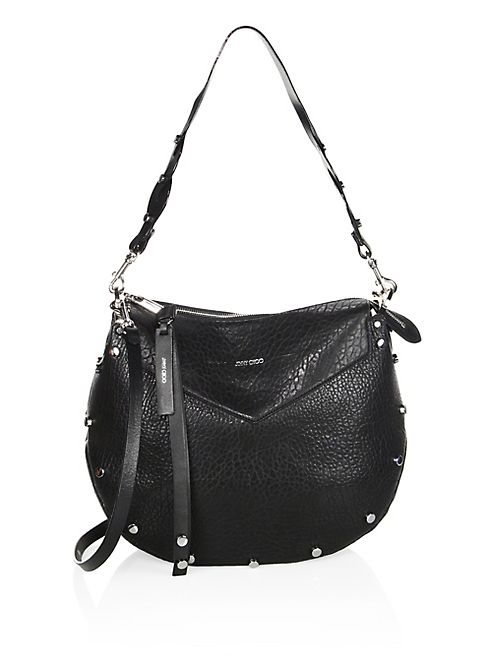 Jimmy Choo - Artie Grainy Leather Shoulder Bag